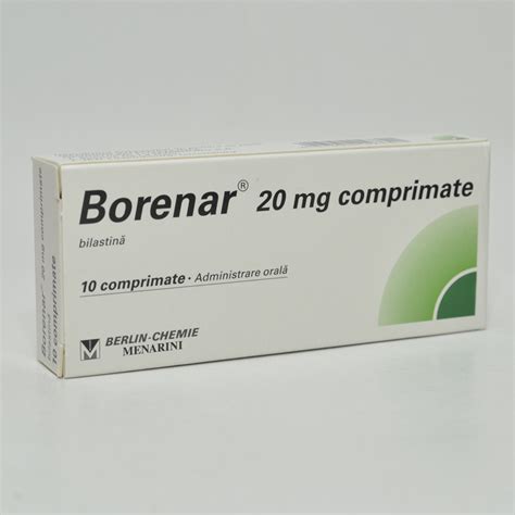 Borenar 20 mg x 10 comprimate